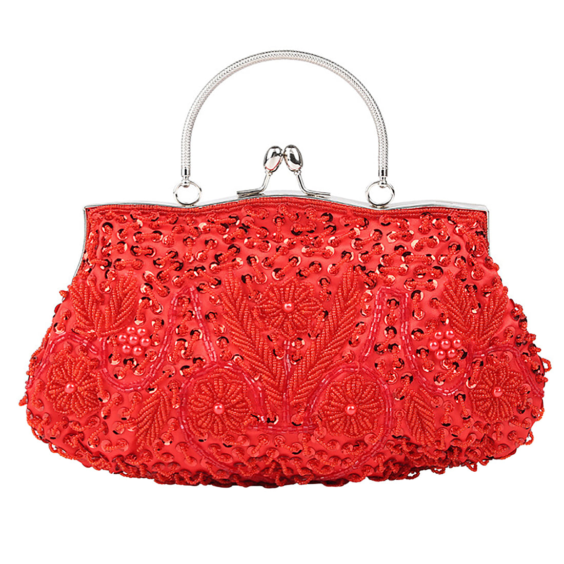 Evening Party Clutch Bag Small Totes Mini Wallets Women's Handbag Exquisite Ladies Beaded Embroidered Wedding Party Handbag - Just The Fly Way