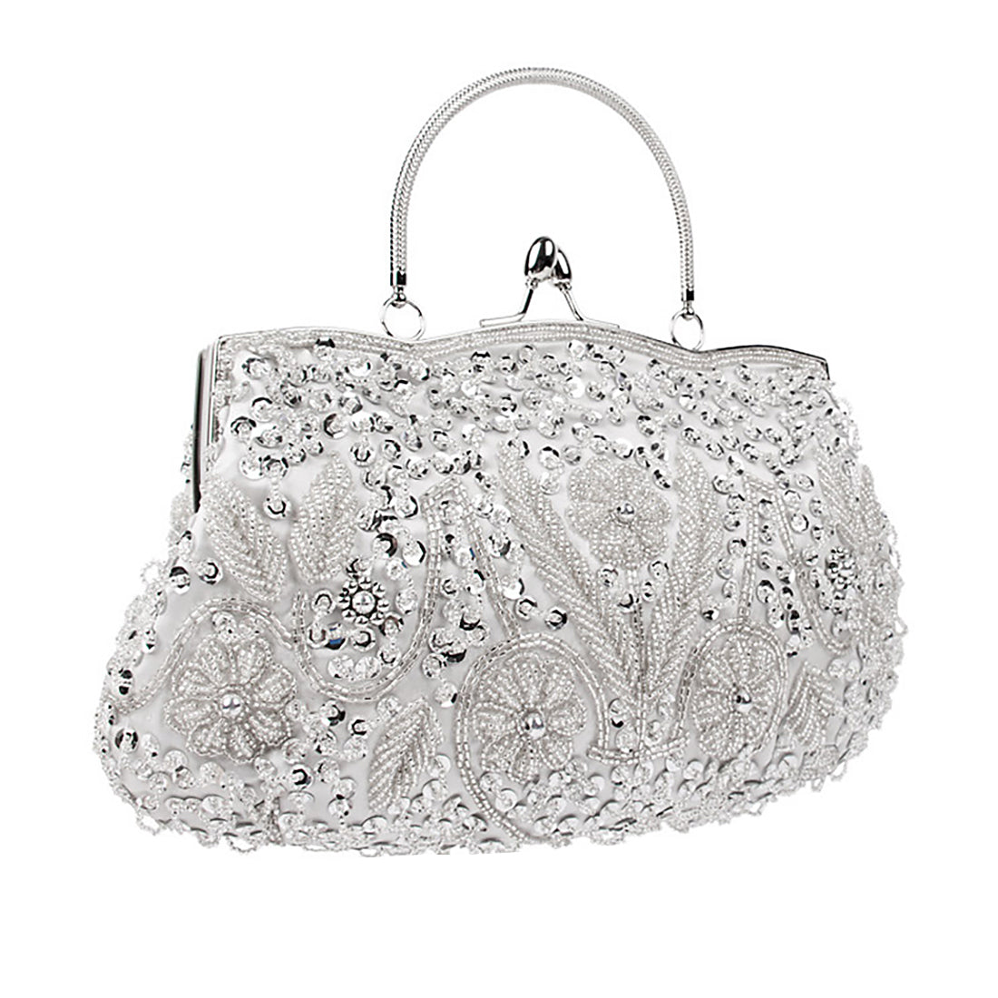 Evening Party Clutch Bag Small Totes Mini Wallets Women's Handbag Exquisite Ladies Beaded Embroidered Wedding Party Handbag - Just The Fly Way
