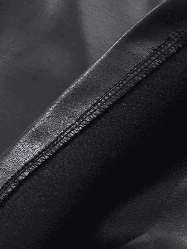 Be Bold in This Low Rise Black Mini Faux Leather Skort - Just The Fly Way