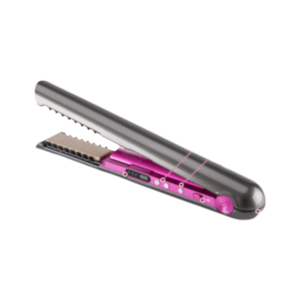 USB Rechargeable Wireless Hair Straightener Curling Iron Styling Tool Tourmaline Ceramic Dry & Wet Use Hair Styler - Just The Fly Way
