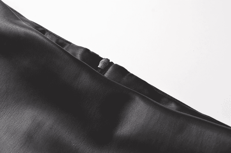 Be Bold in This Low Rise Black Mini Faux Leather Skort - Just The Fly Way
