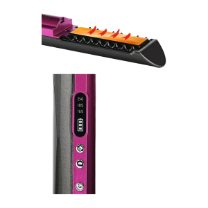 USB Rechargeable Wireless Hair Straightener Curling Iron Styling Tool Tourmaline Ceramic Dry & Wet Use Hair Styler - Just The Fly Way