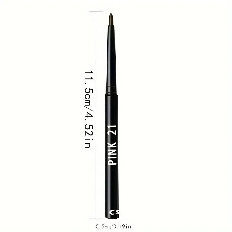 Fashionable, Bold and Beautiful Dress10Pcs Long-Lasting Black Eyeliner Pencils -Waterproof, Sweatproof and Smudge-Proof with Easy Twist Eyeliner Pencils