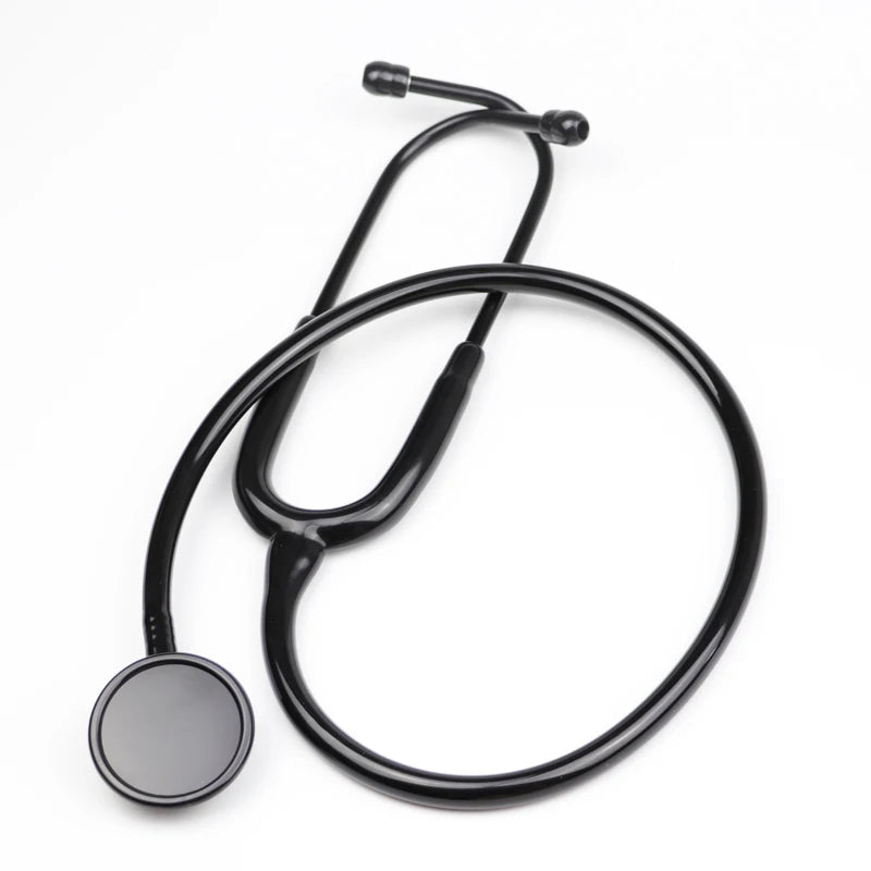 Fashionable, Bold and Beautiful DressAll Black Medical Cardiology Doctor Estetoscopio Professional Medical Heart Stethoscope Nurse Student Medical Equipment Device