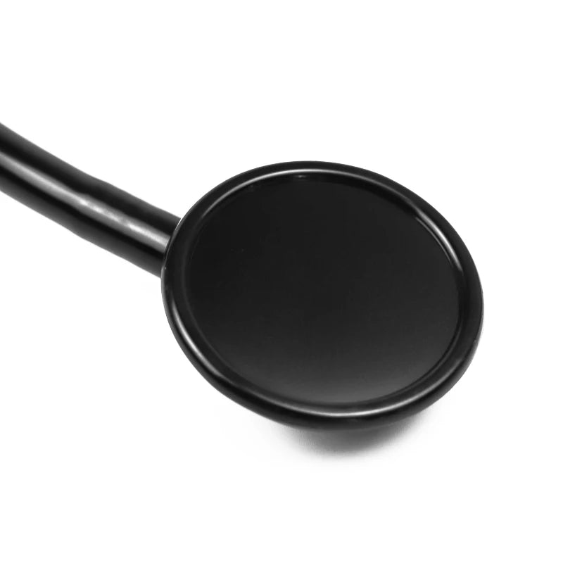 Fashionable, Bold and Beautiful DressAll Black Medical Cardiology Doctor Estetoscopio Professional Medical Heart Stethoscope Nurse Student Medical Equipment Device