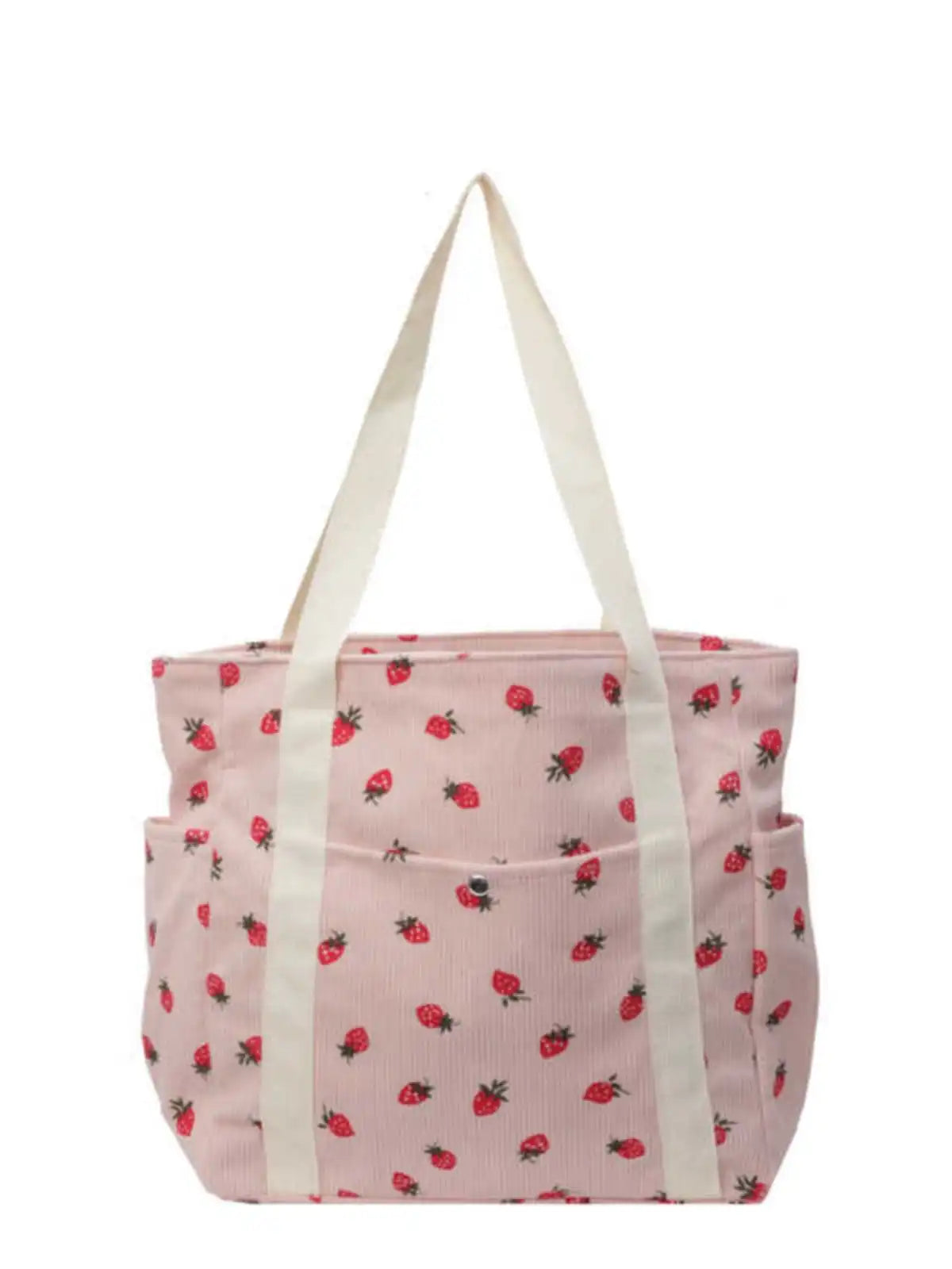 Strawberry Summer Little Fresh Canvas Easiest for Match Shoulder Bag - Just The Fly Way