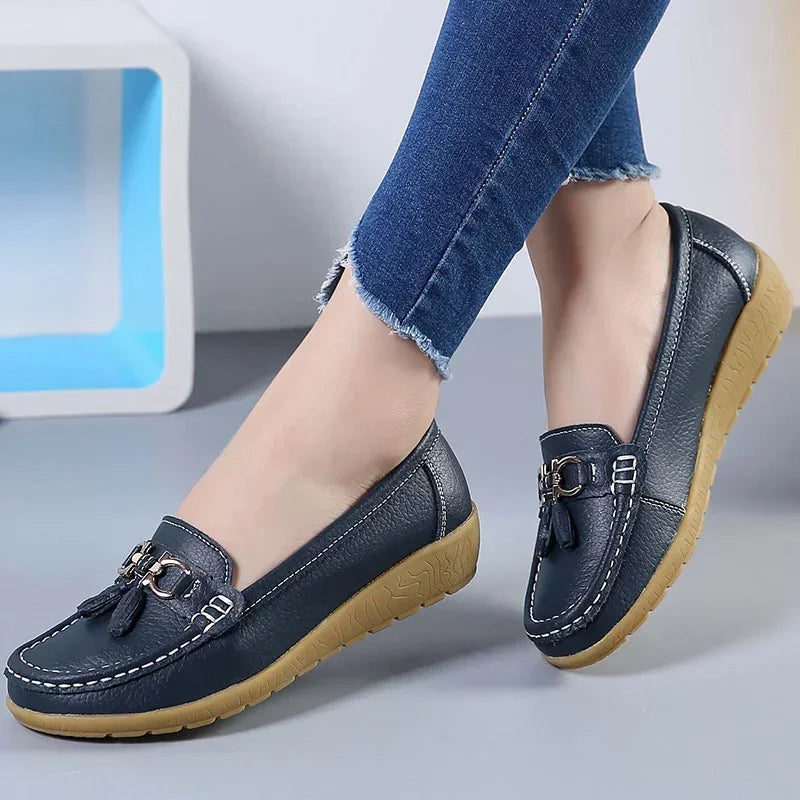 Women Shoes Slip On Loafers For Ballet Flats Women Moccasins Casual Sneakers Zapatos Mujer Flat Shoes For Women Casual Shoes - Just The Fly Way