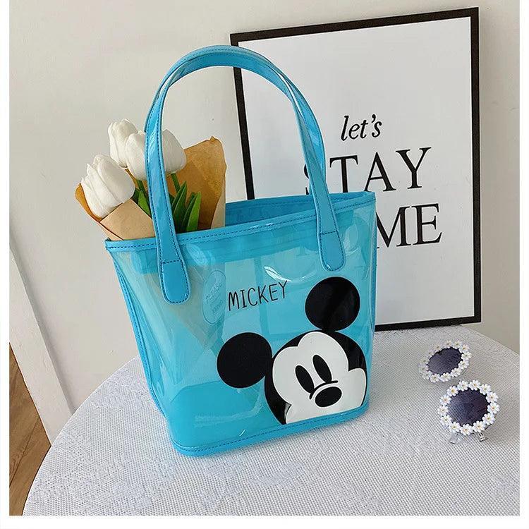 Disney Mickey Fashion Transparent Cartoon Print Bag, Personalized, Shoulder Bag - Just The Fly Way