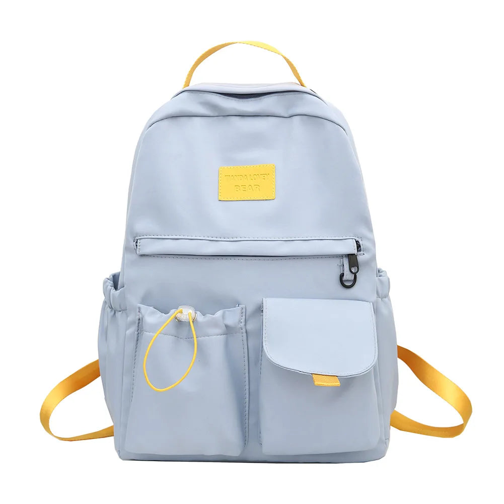 Casual Floral Prints Women Backpack Girls Bookbags Large Capacity Students School Bags Travel Backpack Mochilas with Pendants - Just The Fly Way