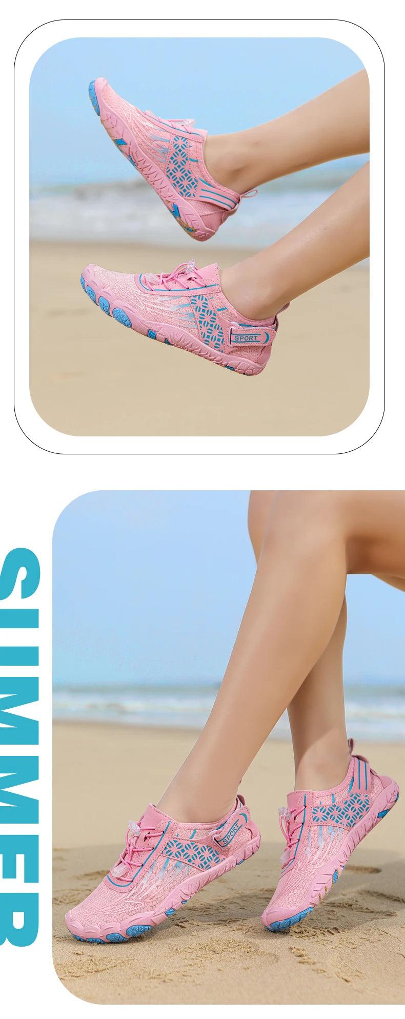 Aqua Shoes, Women's Barefoot Shoes, Knit Sneaker - Just The Fly Way