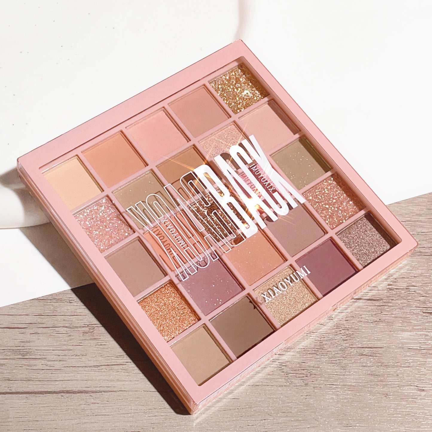 Fashionable, Bold and Beautiful Dress25 Colors Eyeshadow Palette High Gloss Cement Grey Rose Brown Color Tone Matte Glitter Daily Makeup Dry Rose Eyeshadow For Music