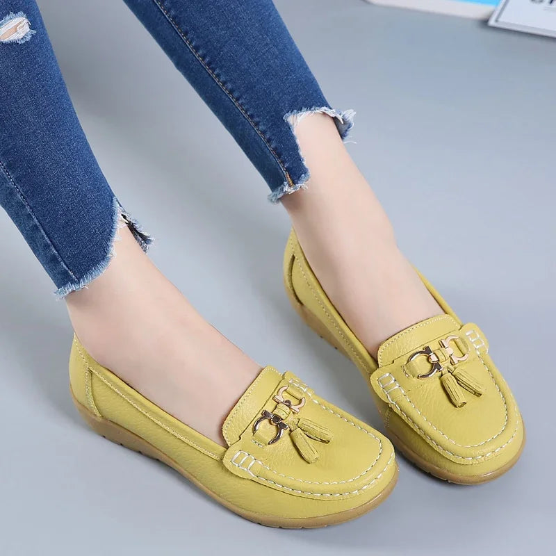 Women Shoes Slip On Loafers For Ballet Flats Women Moccasins Casual Sneakers Zapatos Mujer Flat Shoes For Women Casual Shoes - Just The Fly Way