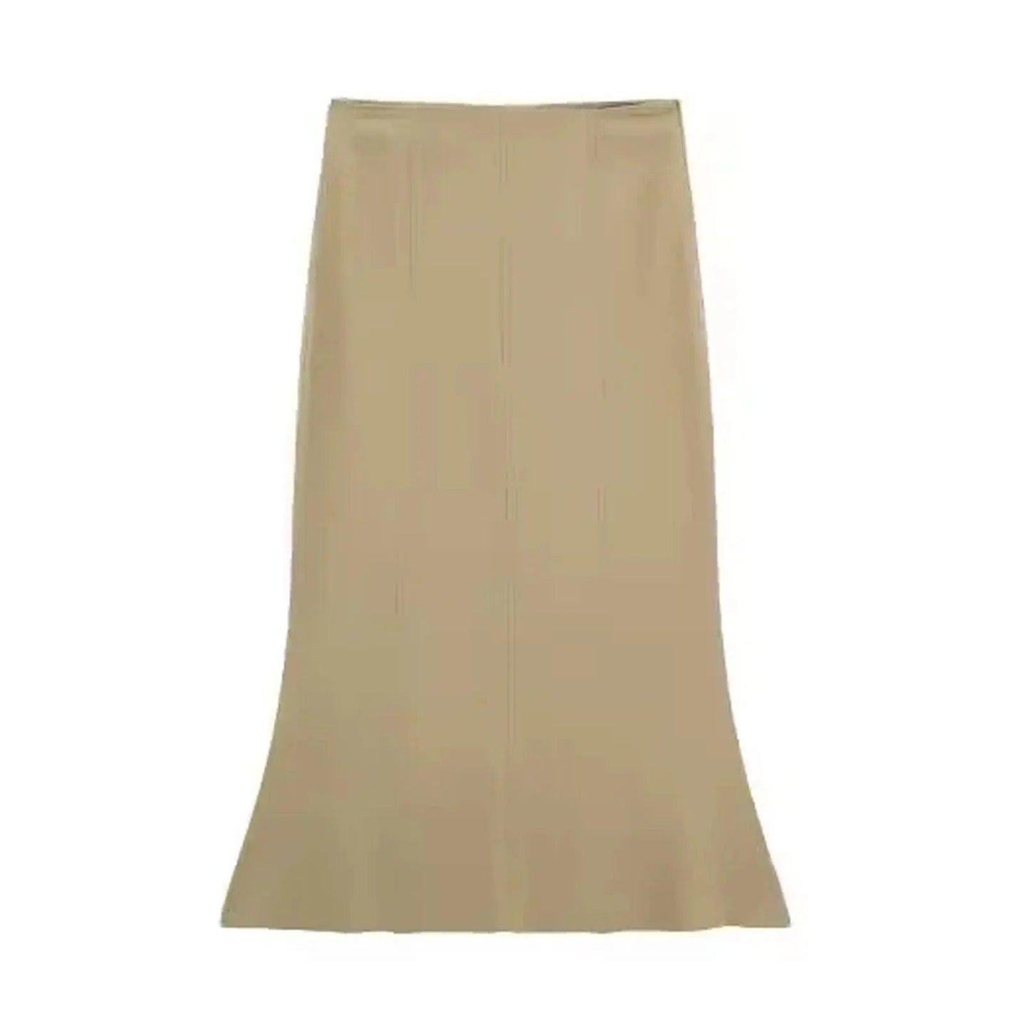 Vest Top and Slim Midi Skirt Set, Side Zipper Closure - Just The Fly Way