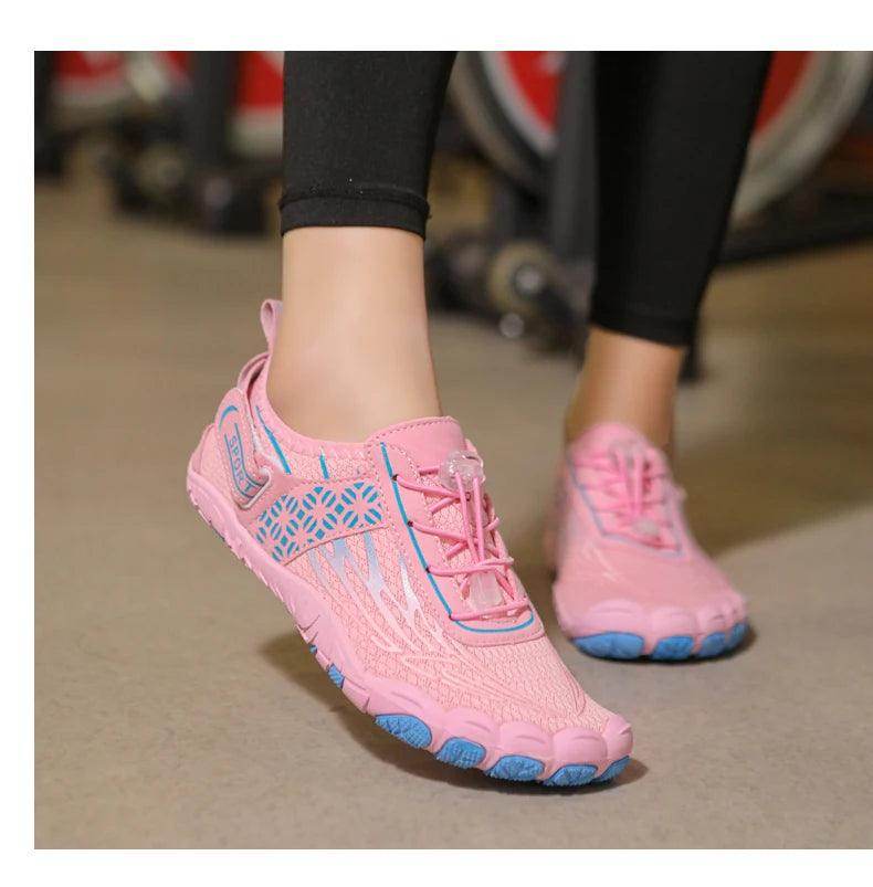 Aqua Shoes, Women's Barefoot Shoes, Knit Sneaker - Just The Fly Way