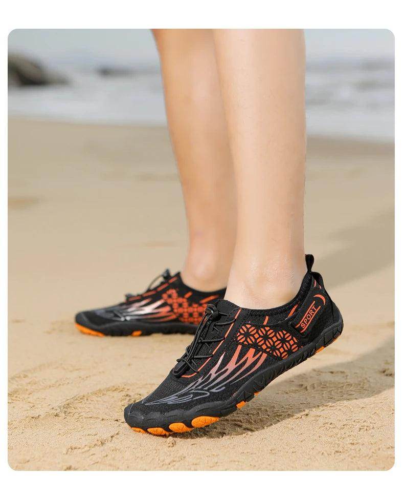 Aqua Shoes, Women's Barefoot Shoes, Knit Sneaker - Just The Fly Way