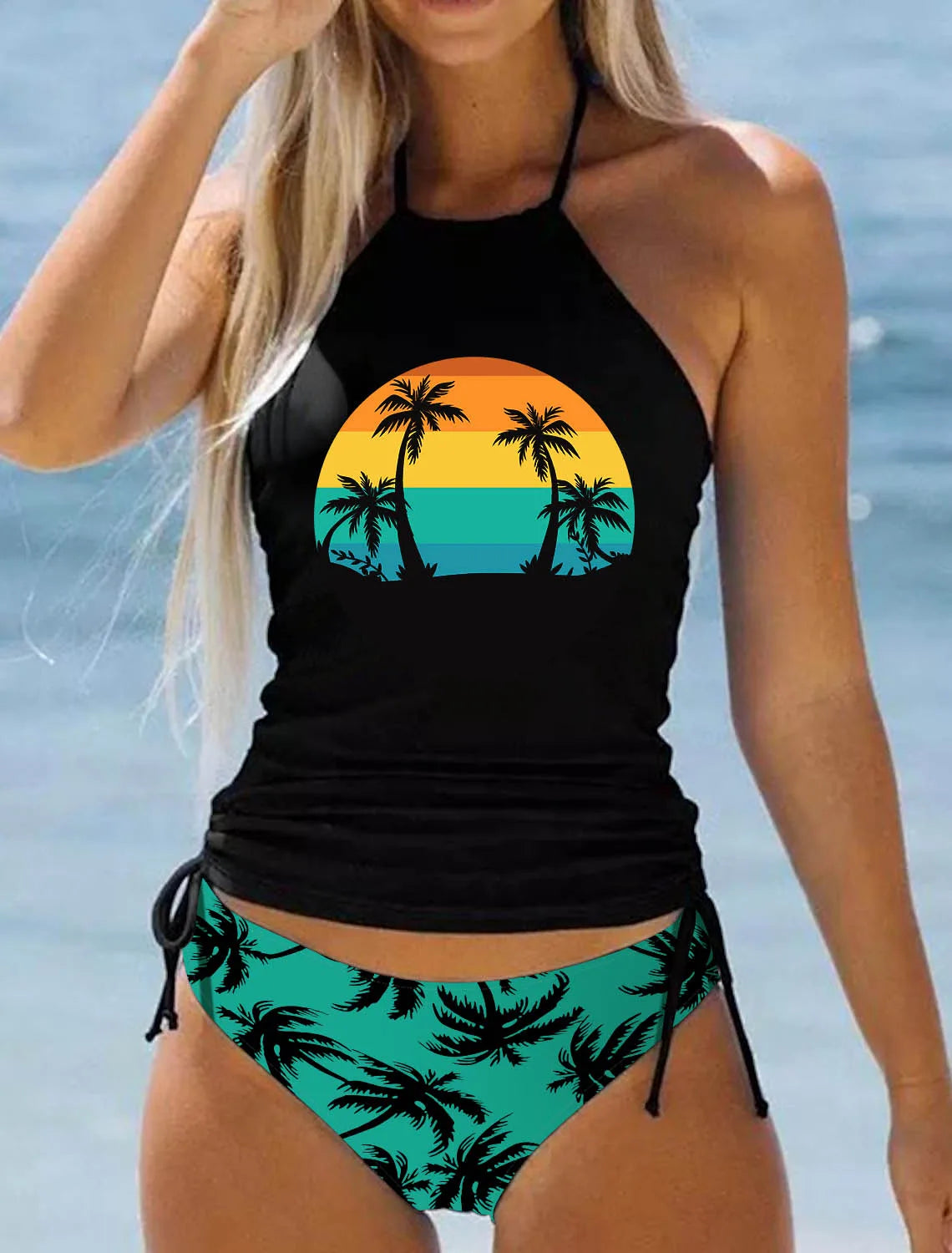 Fashionable, Bold and Beautiful DressNew Ladies Summer Two Piece Swimwear Bikini Set Sizes S-6XL
