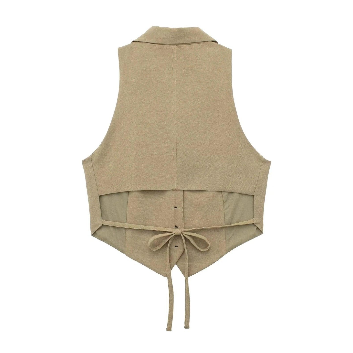 Vest Top and Slim Midi Skirt Set, Side Zipper Closure - Just The Fly Way