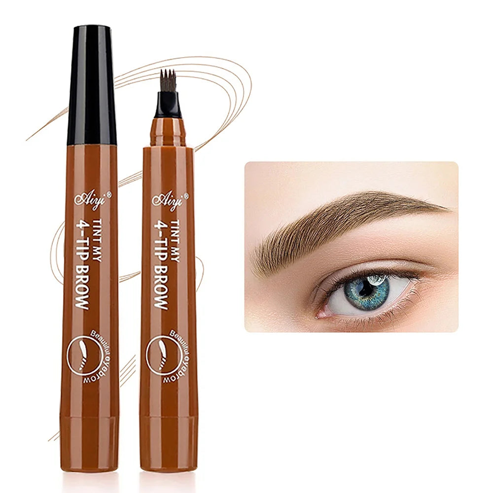 Fashionable, Bold and Beautiful DressFour-pronged eyebrow pencil, four-end, long-lasting, non-smudged, water-resistant, anti-smudged eyebrow pencil