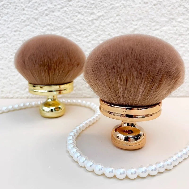 Fashionable, Bold and Beautiful DressExtra Large Mushroom-Head Makeup Brush,Soft Fiber Bristles/Multipurpose,for Makeup Setting/Nail Art/Self Tanner,Essential Beauty