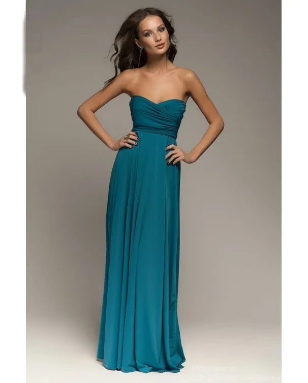 Fashionable, Bold and Beautiful DressWomen's Fashion V-neck Sleeveless Ankle-Length Slim Fit Bohemian Style Summer Maxi Dress
