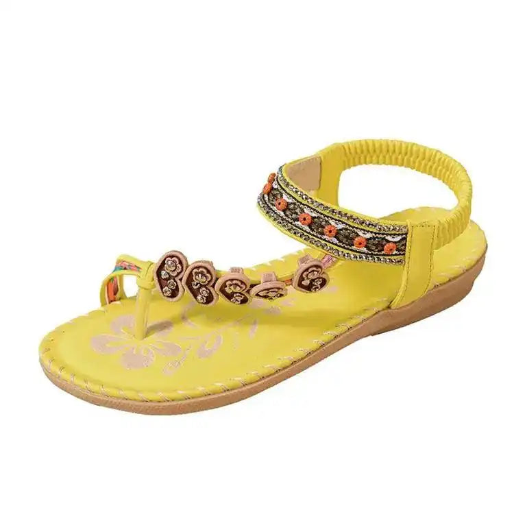 Summer Sandals, Elastic Band Slip-On, Casual Shoes for Beach or Pool - Just The Fly Way