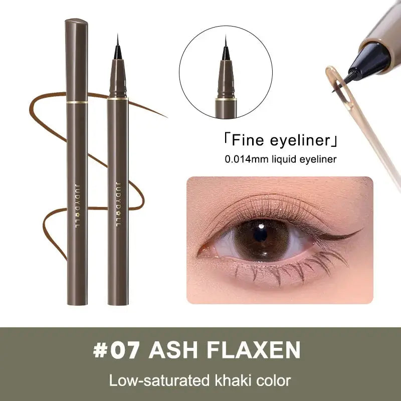 Fashionable, Bold and Beautiful DressJudydoll Precision Liquid Eyeliner Pen, Ultra-Fine Tip, Waterproof, Smudge-Proof, 24-Hour Long-Lasting, Perfect for Lash Line