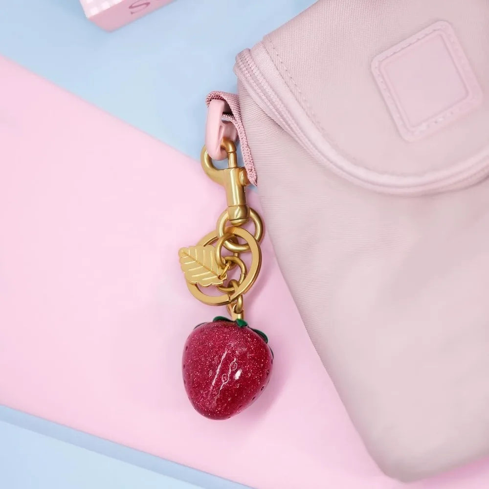 Cherry Keychain for Women Apple Strawberry Bag Charm Key Chain Accessories Gifts for Birthday Christmas - Just The Fly Way
