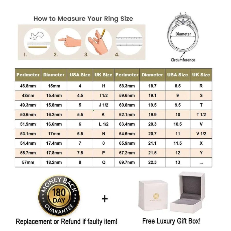Sterling Silver Moissanite Band for Women - Just The Fly Way
