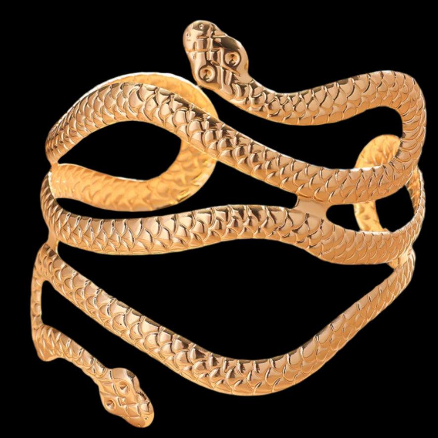 Fashion Gold Geometric Arm Chain Bracelet - Just The Fly Way