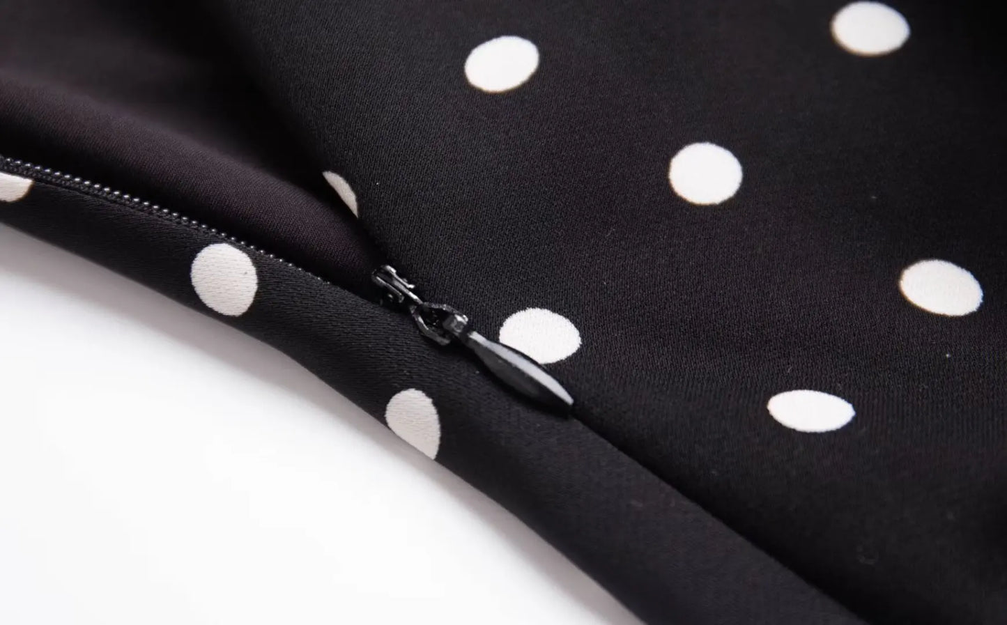 Bold and Sassy Retro Polka Dot Halter Maxi Dress - Just The Fly Way