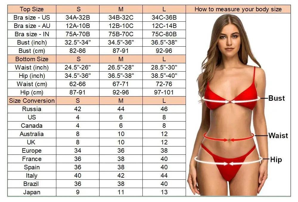 Chic Underwired Bikini Set with Brazilian Cut Bottom - Just The Fly Way