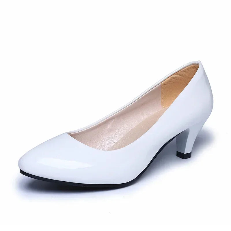 Fashionable, Bold and Beautiful DressWomen Pumps Nude Shallow Mouth Women Shoes New Fashion Office Work Wedding Party Shoes Ladies Low Heel Shoes Summer Heels Woeman