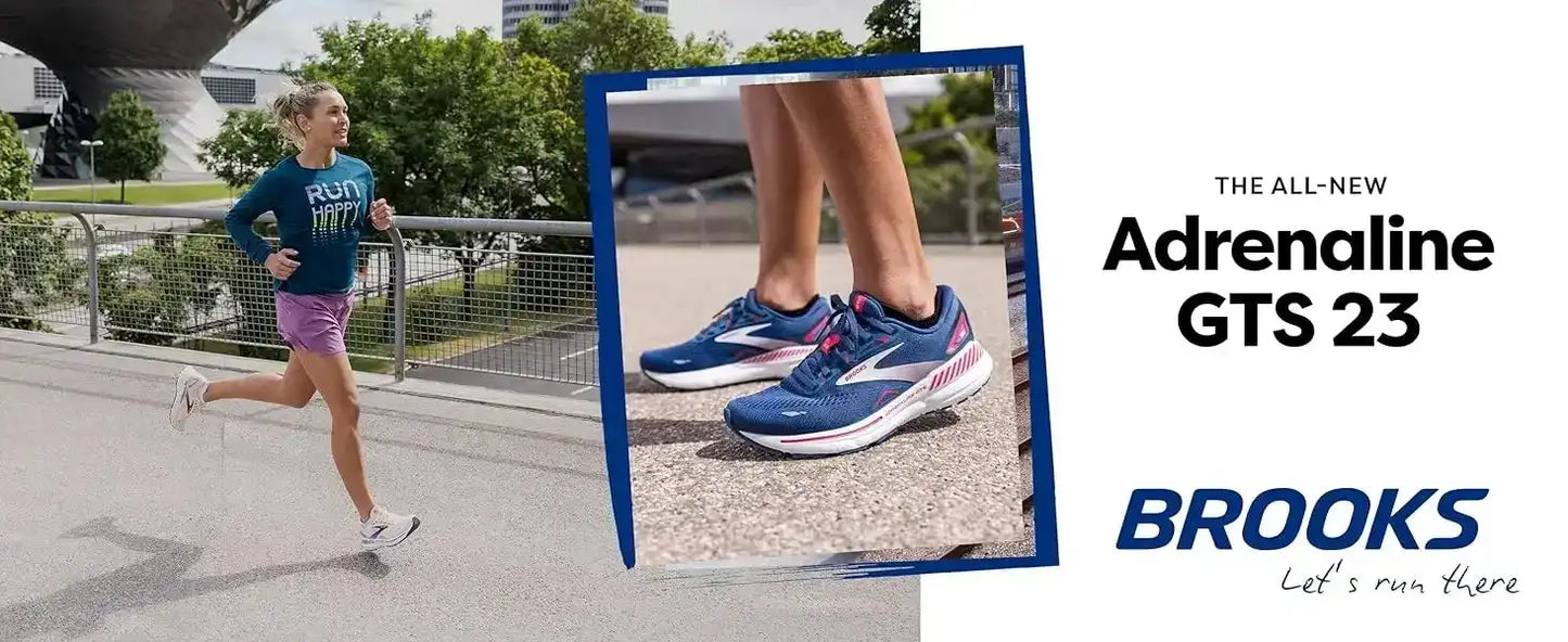 Step Into Your Stride with The Brooks Adrenaline GTS 23 Running Shoes Engineered for Both Men and Women Who Crave Support - Just The Fly Way