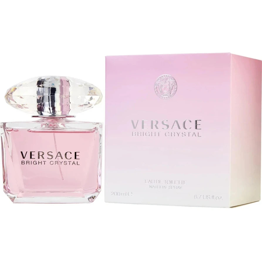 VERSACE BRIGHT CRYSTAL EDT SPARY Versace Crystal Pink Diamonds Crystal Perfume 90ml/200ml - Just The Fly Way