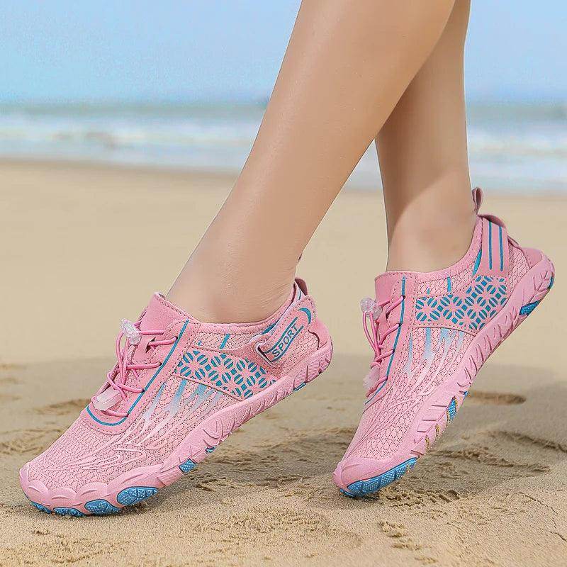 Aqua Shoes, Women's Barefoot Shoes, Knit Sneaker - Just The Fly Way