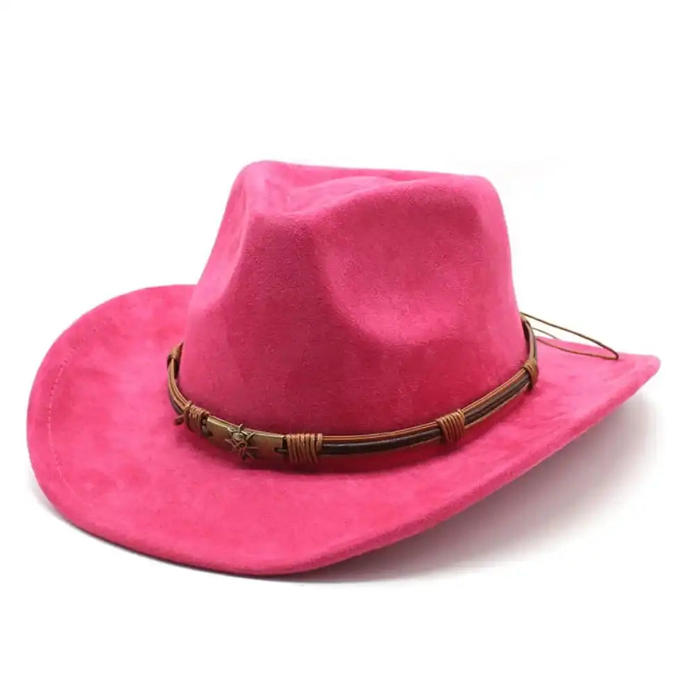 Add a dash of bold style with this Western Cowgirl Hat - Just The Fly Way