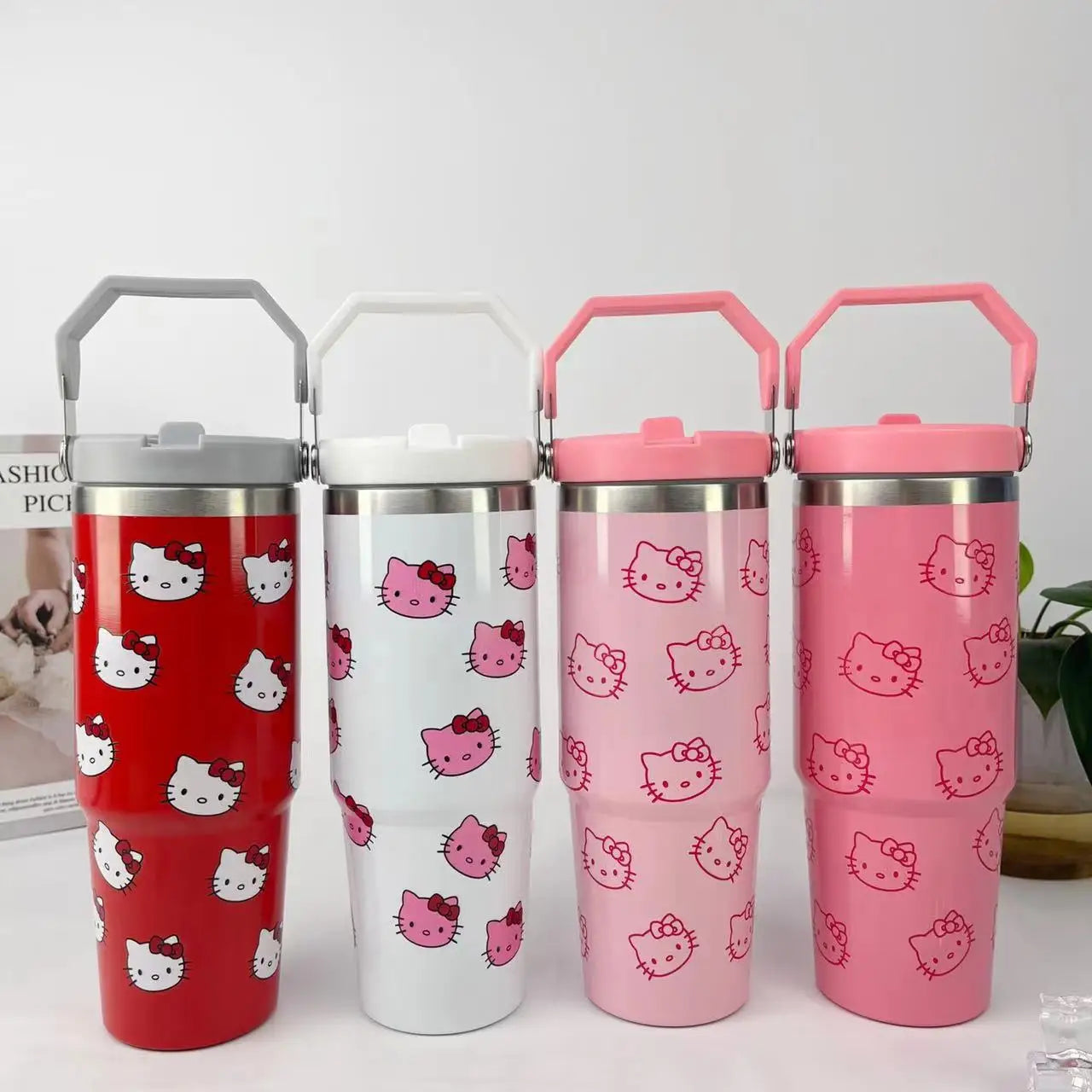 Charming, practical, and oh-so-cute: Discover hydration made fun with the 30oz Hello Kitty stainless steel mug—perfect for every adventure