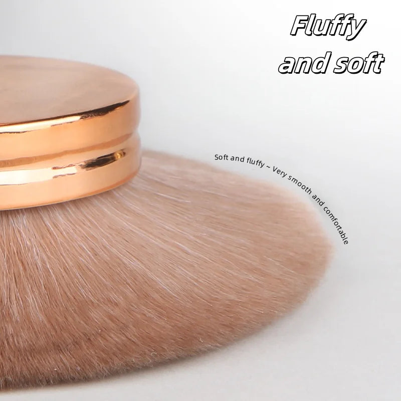 Fashionable, Bold and Beautiful DressExtra Large Mushroom-Head Makeup Brush,Soft Fiber Bristles/Multipurpose,for Makeup Setting/Nail Art/Self Tanner,Essential Beauty