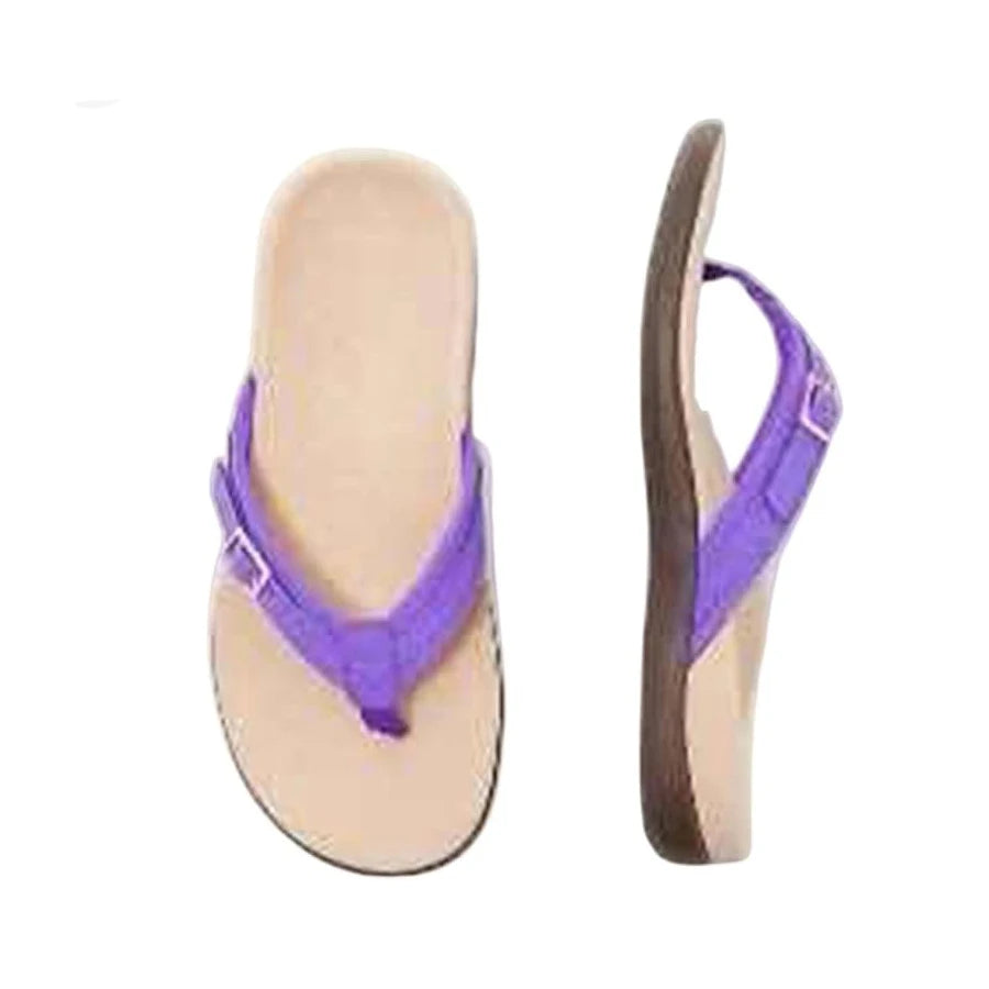 Secret Dig Women Sandals Arch Support Flip Flops for Plantar Fasciitis Comfort Summer Sandals Flat Bottomed Casual Flip Flops - Just The Fly Way