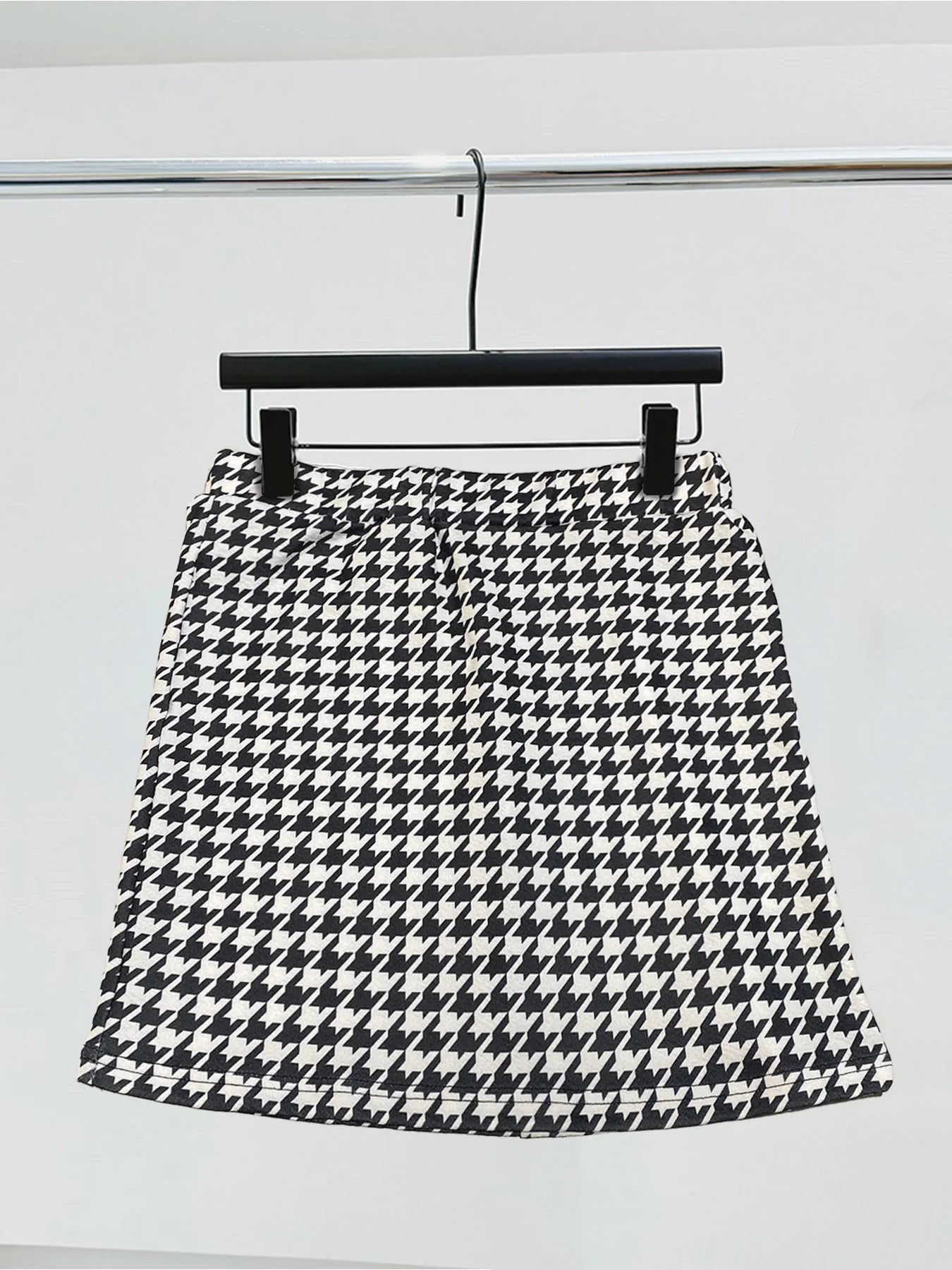 Qianniao style elegant elastic waist half skirt, hip hugging high waist short skirt - Just The Fly Way