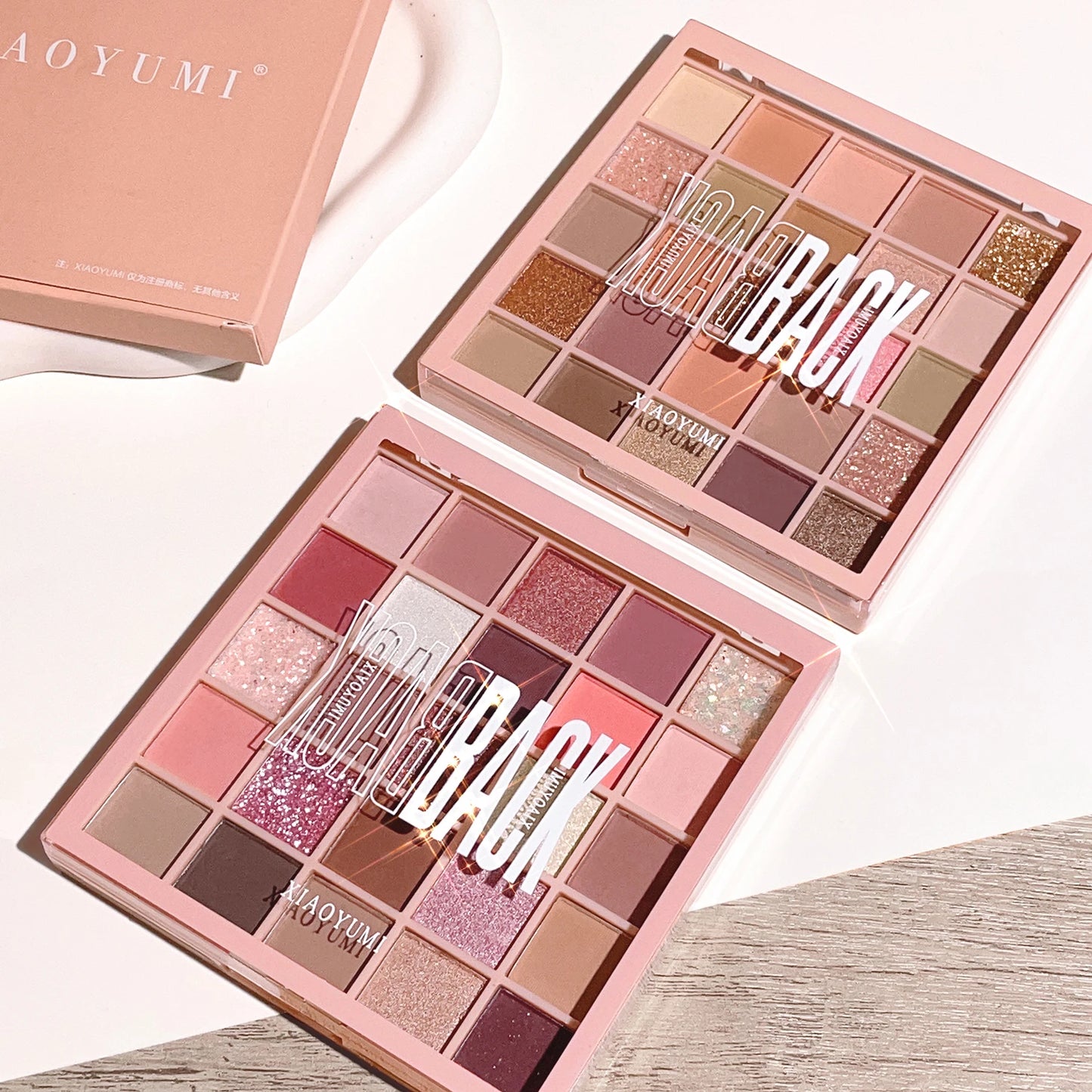 Fashionable, Bold and Beautiful Dress25 Colors Eyeshadow Palette High Gloss Cement Grey Rose Brown Color Tone Matte Glitter Daily Makeup Dry Rose Eyeshadow For Music