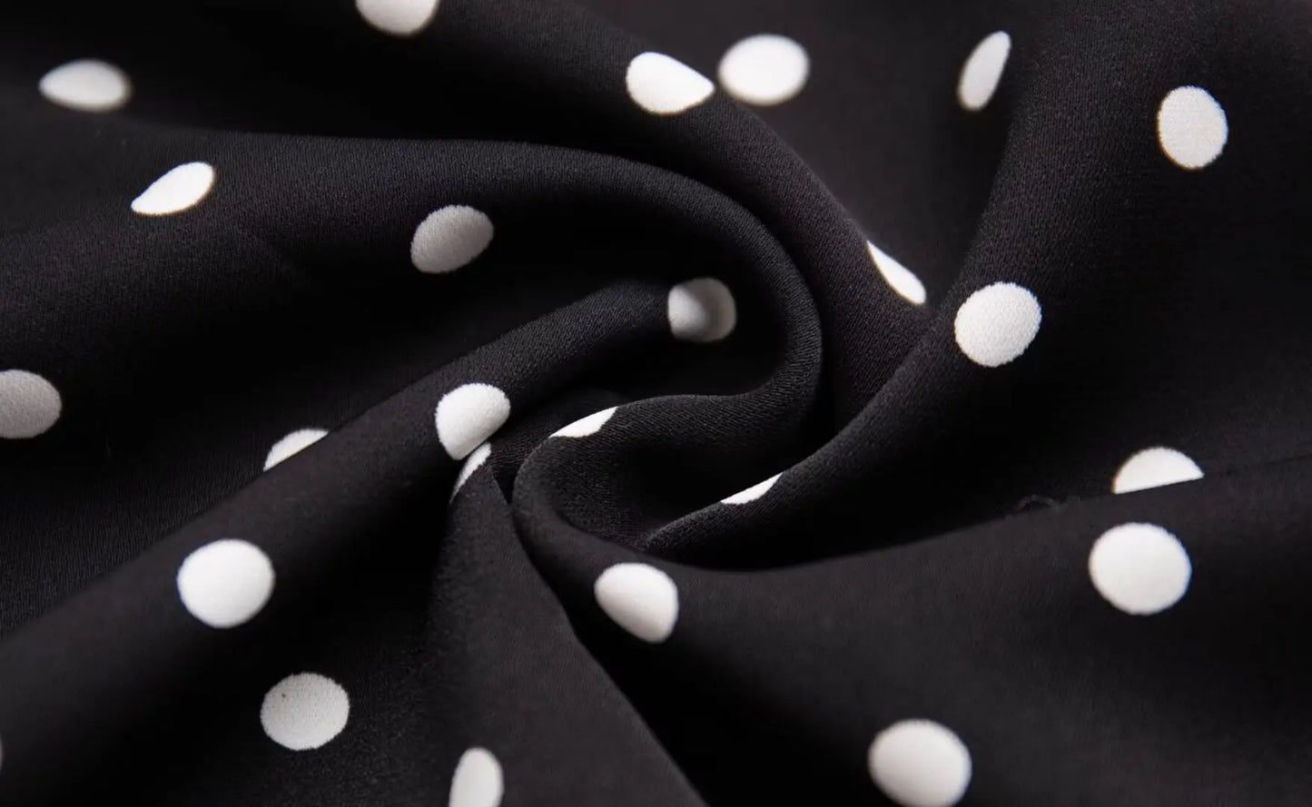 Bold and Sassy Retro Polka Dot Halter Maxi Dress - Just The Fly Way
