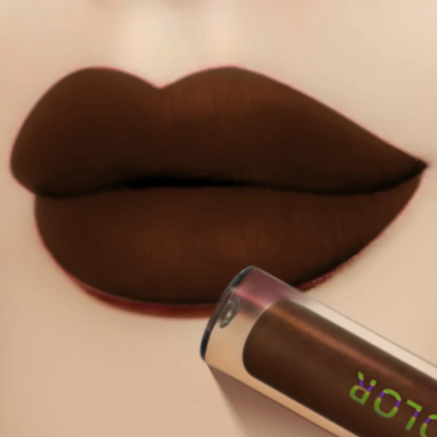 Fashionable, Bold and Beautiful Dress1Pcs Matte Waterproof Color Lip Gloss Lasting Liquid Lipstick Velvet Sexy Lip Glaze Makeup Lip tint Beauty lip stain Cosmetic