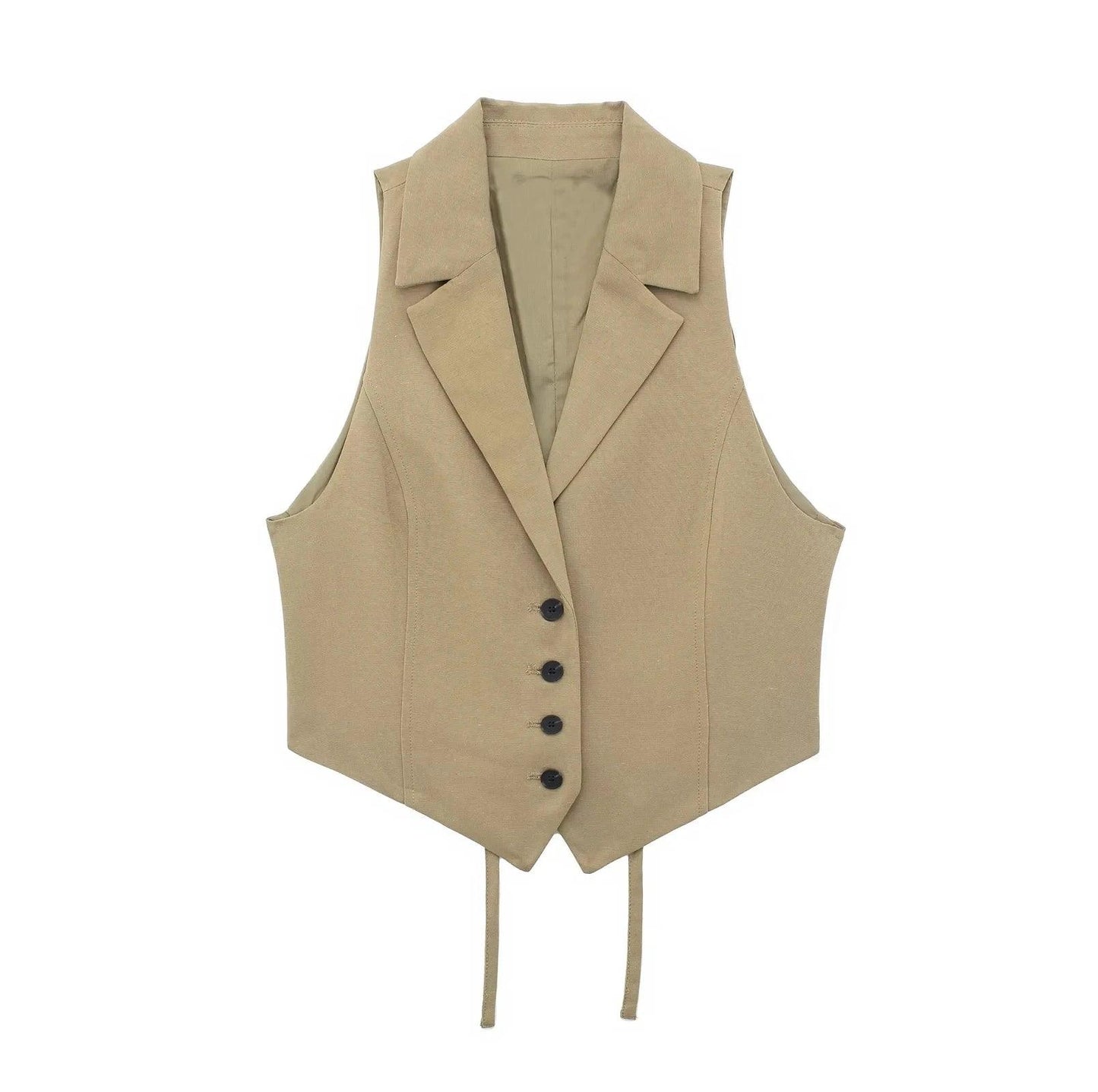Vest Top and Slim Midi Skirt Set, Side Zipper Closure - Just The Fly Way