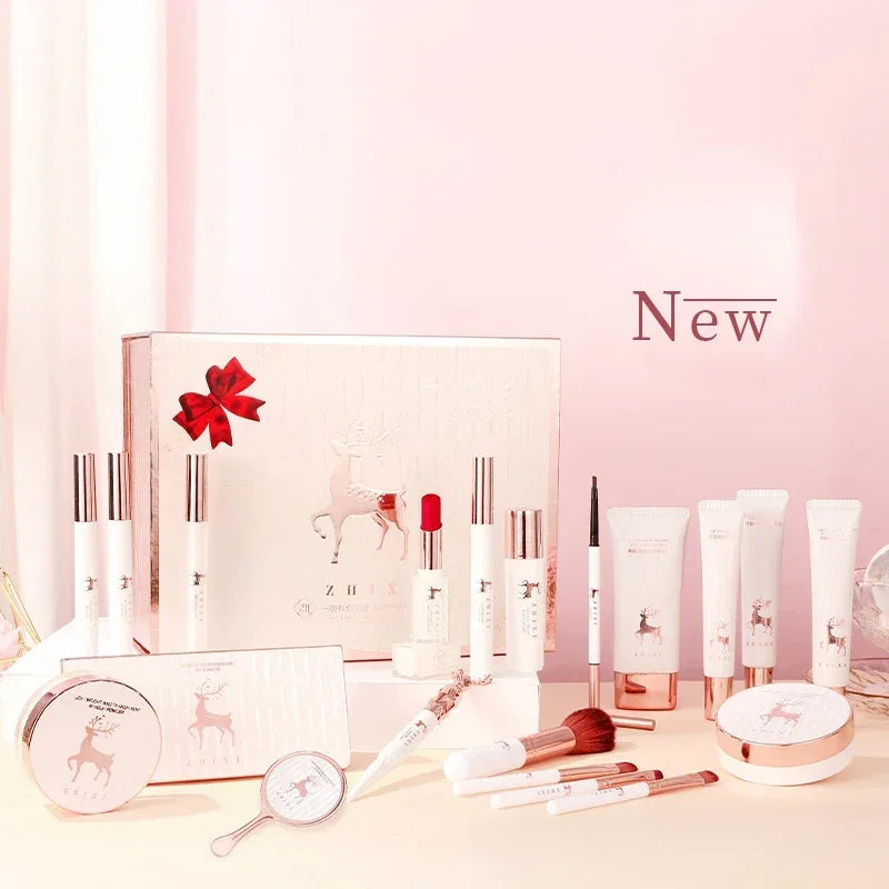 Fashionable, Bold and Beautiful Dress20 Pcs Makeup Set Box Full Mystery Box Lipstick Eyeshadow Set Skincare Products Cosmetics For Women Christmas Gifts Wholesale