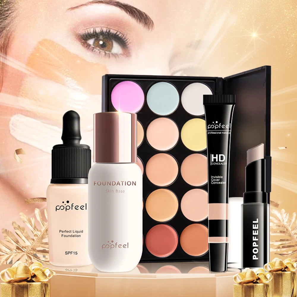 Fashionable, Bold and Beautiful DressPOPFEEL All In One Makeup Kit for Women Full Kit Set, All in One Makeup Sets Include Eyebrow Eyeliner Eyeshadow