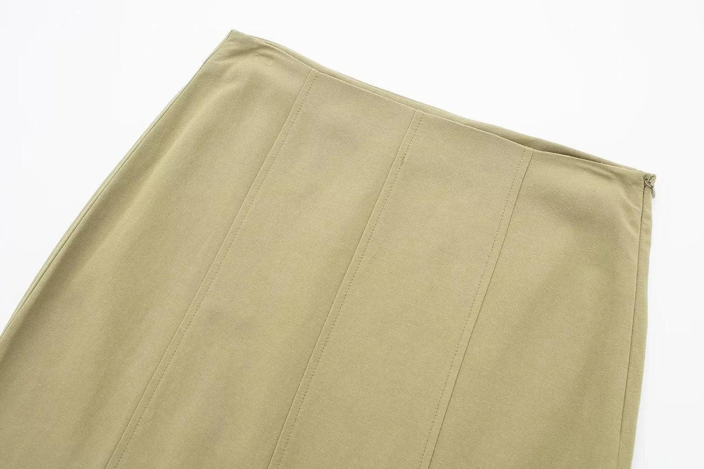 Vest Top and Slim Midi Skirt Set, Side Zipper Closure - Just The Fly Way