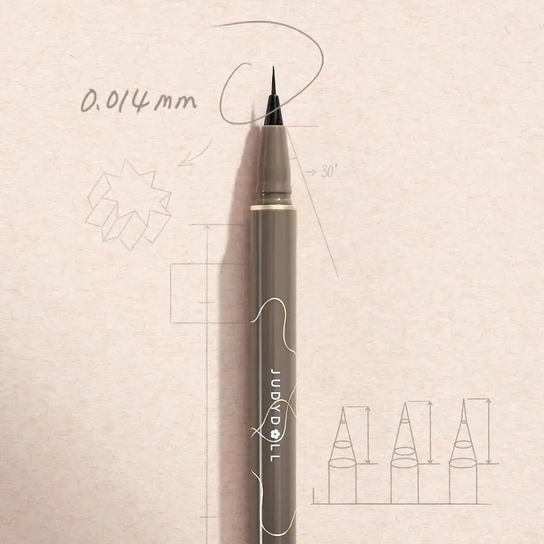 Fashionable, Bold and Beautiful DressJudydoll Precision Liquid Eyeliner Pen, Ultra-Fine Tip, Waterproof, Smudge-Proof, 24-Hour Long-Lasting, Perfect for Lash Line