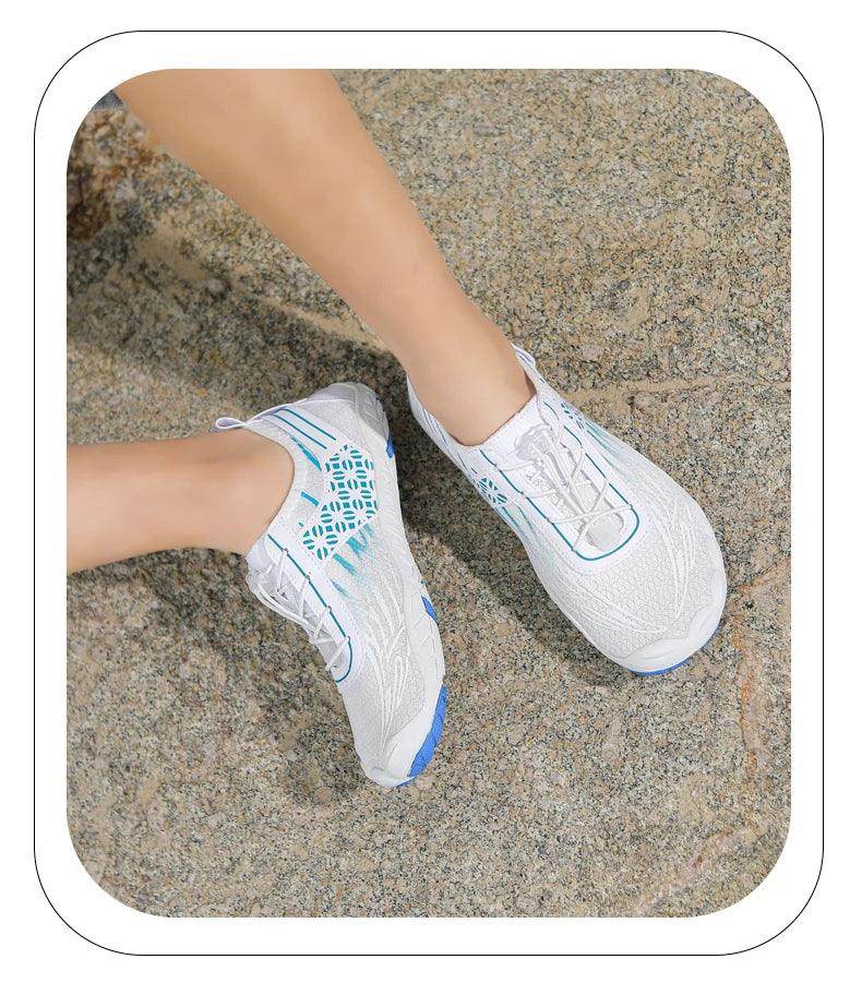 Aqua Shoes, Women's Barefoot Shoes, Knit Sneaker - Just The Fly Way