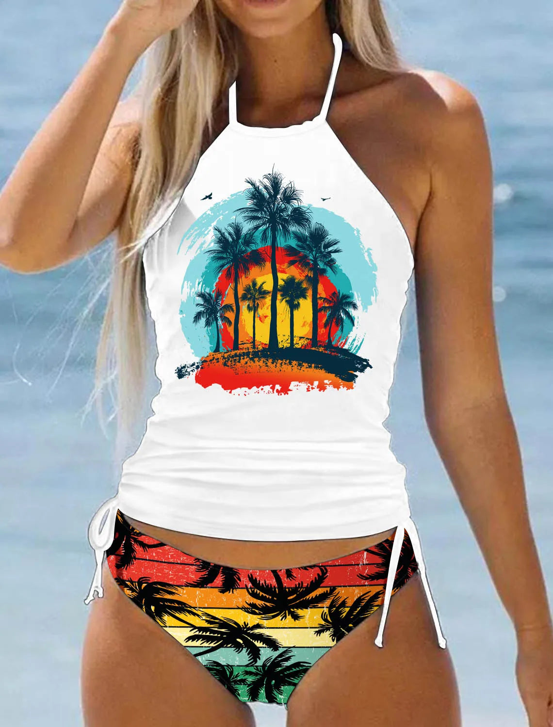 Fashionable, Bold and Beautiful DressNew Ladies Summer Two Piece Swimwear Bikini Set Sizes S-6XL